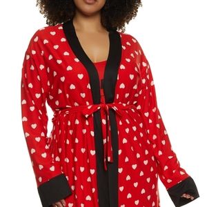 Hearts Robe Set